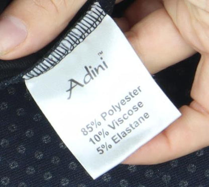Adini Women's Blue Polka Dot Trousers, Size L