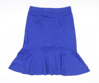 BHS Women's Blue Trumpet Skirt Size 10