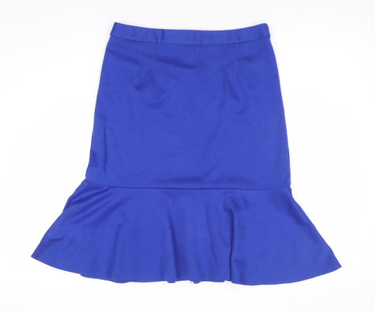 BHS Women's Blue Trumpet Skirt Size 10