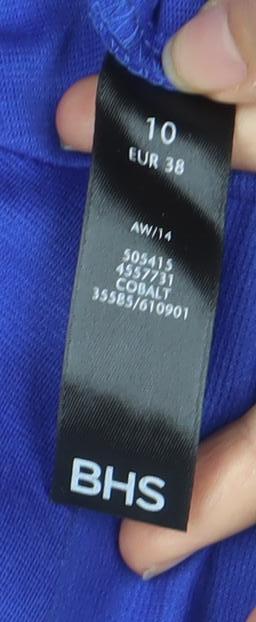 BHS Women's Blue Trumpet Skirt Size 10