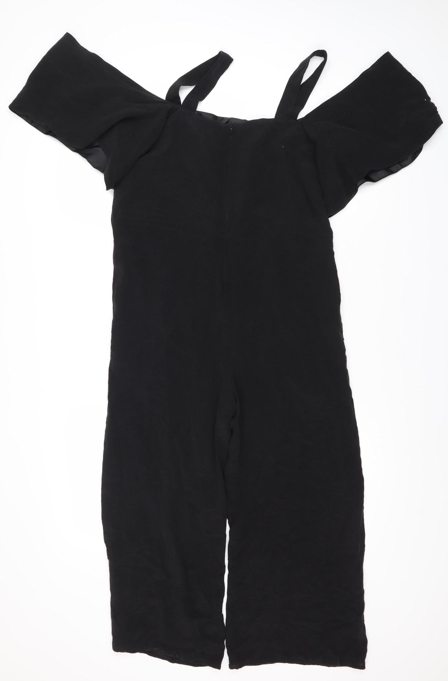 Topshop Women's Black Sleeveless Jumpsuit Size 6