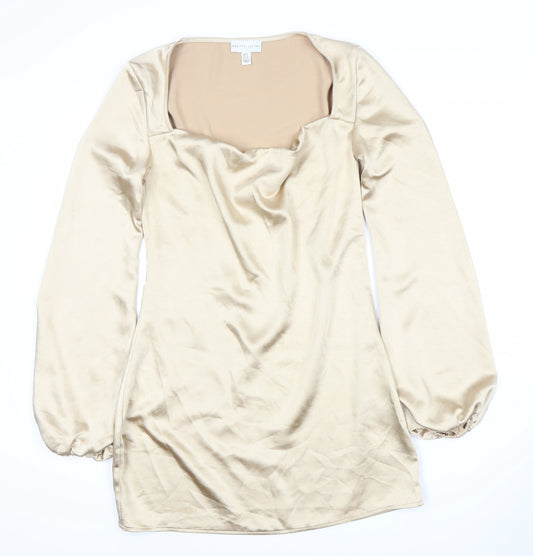 Pretty Lavish Women's Beige Dress Size 8