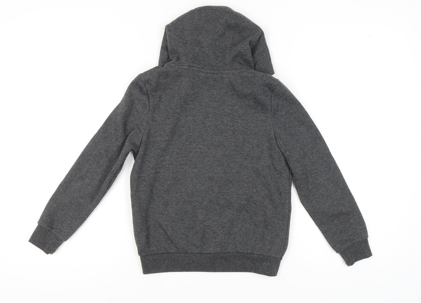 Slazenger Boys Grey Full Zip Hoodie 9-10 Years with Logo