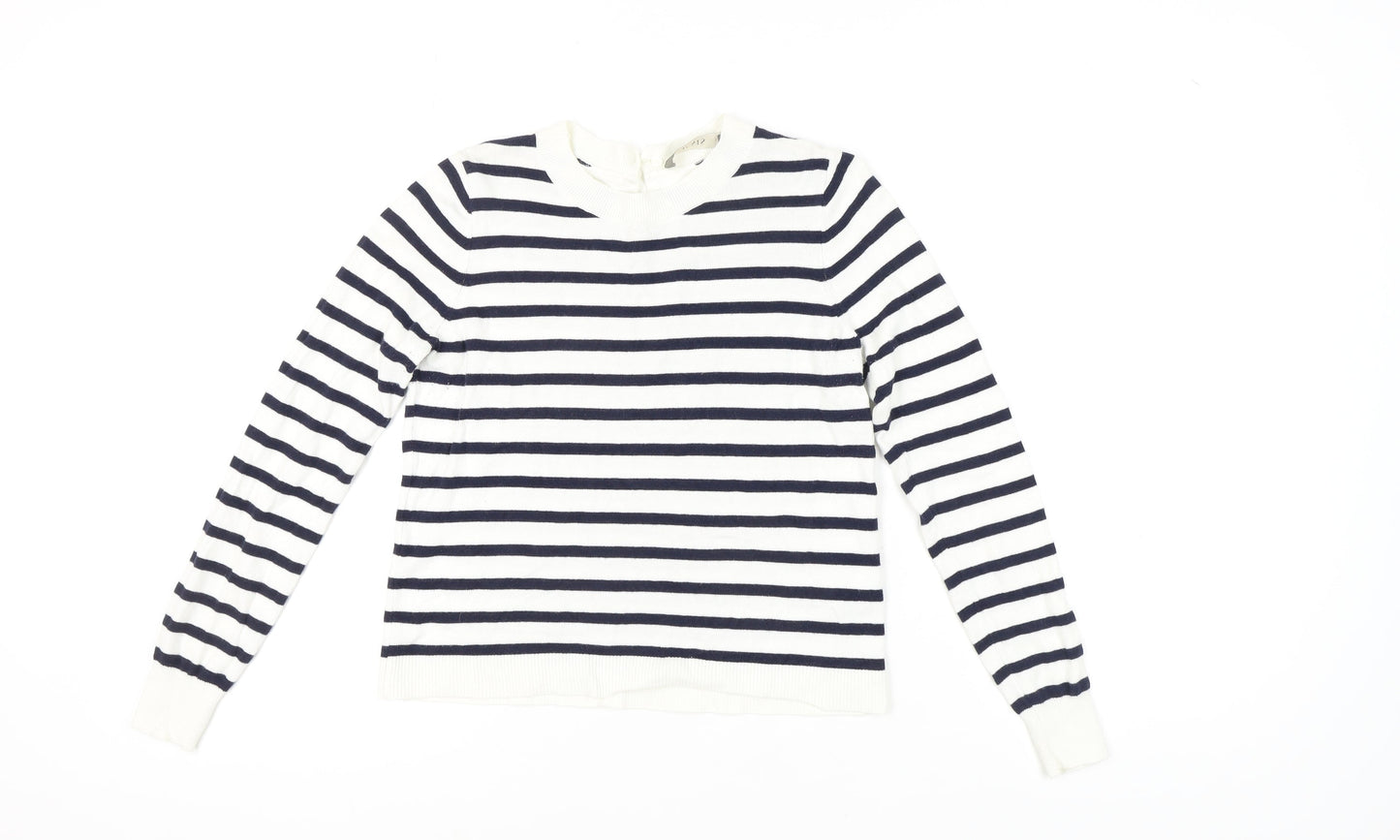 Womens UK Size S Oasis Multicoloured Pullover Jumper