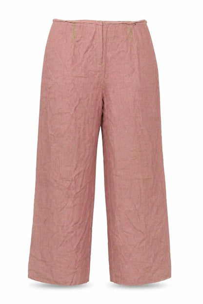 Womens UK Size 14 Platinum Relaxed Fit Casual Pink Trousers