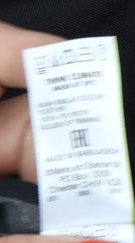 Marks and Spencer Men's Black Regular Fit Trousers