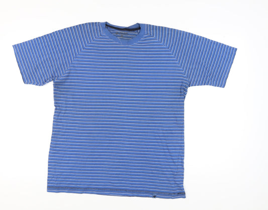 Peter Storm Men's Blue Striped T-Shirt Size S
