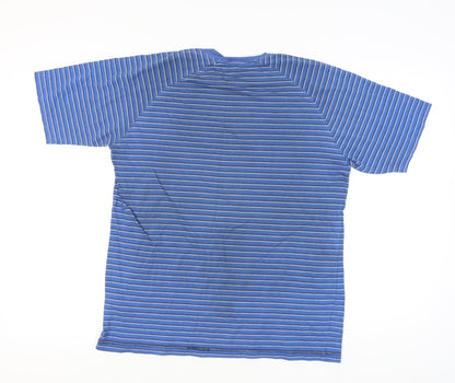 Peter Storm Men's Blue Striped T-Shirt Size S
