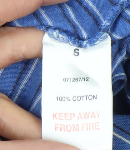 Peter Storm Men's Blue Striped T-Shirt Size S