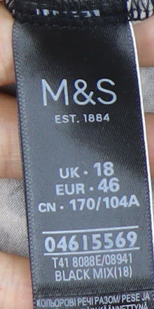 Marks and Spencer Women's Multicoloured Size 18 Dress