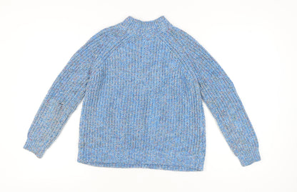 Womens UK Size 10 John Lewis & Partners Blue Pullover Jumper