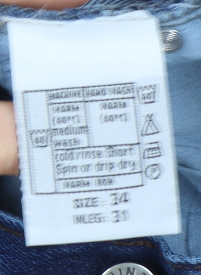 Euro Denim Men's Blue Straight Jeans