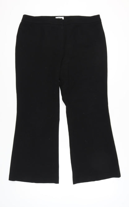 Womens UK Size 18 Klass   Black Trousers
