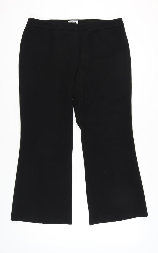 Womens UK Size 18 Klass   Black Trousers