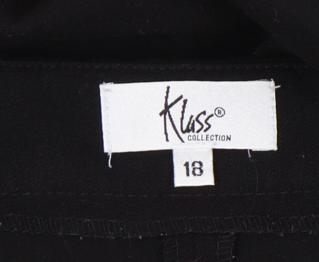 Womens UK Size 18 Klass   Black Trousers