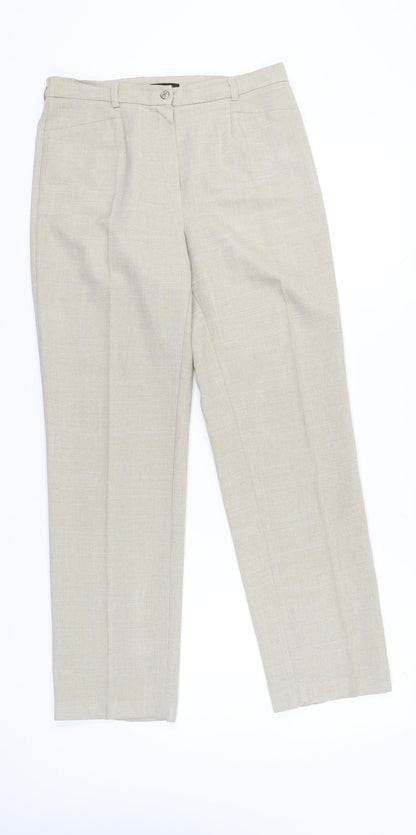 Womens UK Size 12 Brandtex   Beige Trousers