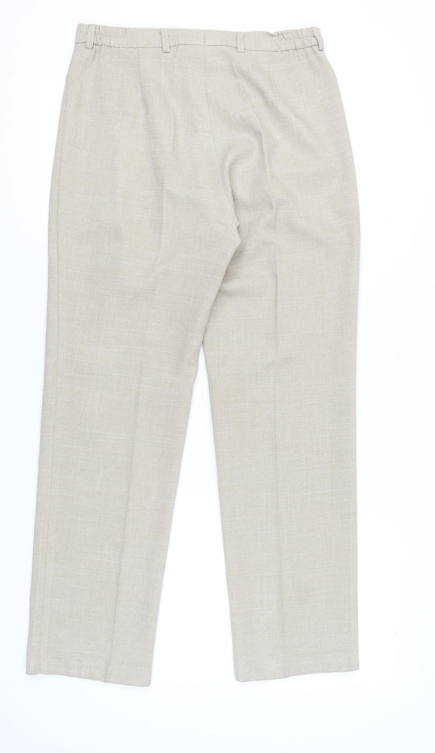 Womens UK Size 12 Brandtex   Beige Trousers