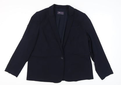 Marks and Spencer Women's Black Blazer Size 18