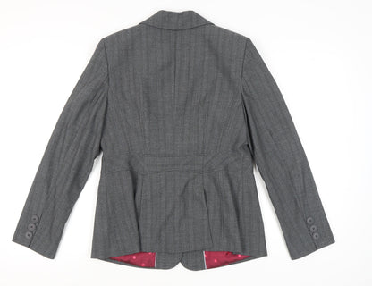 Next Women's Grey Blazer - Size 16, Classic Fit