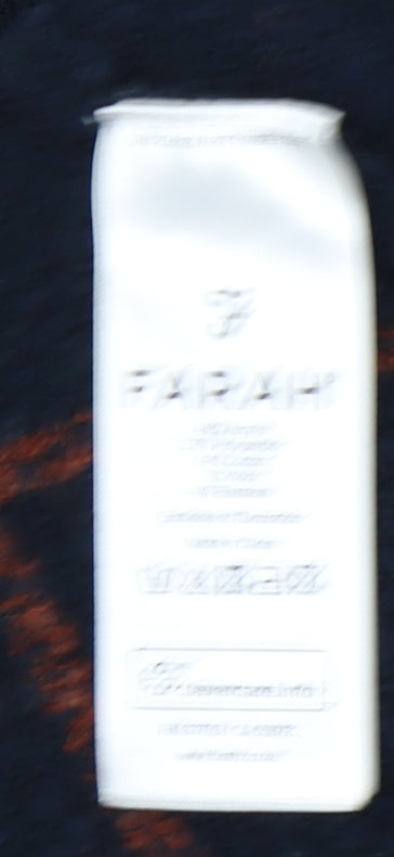 Farah Men's Blue Argyle Cardigan - Size S