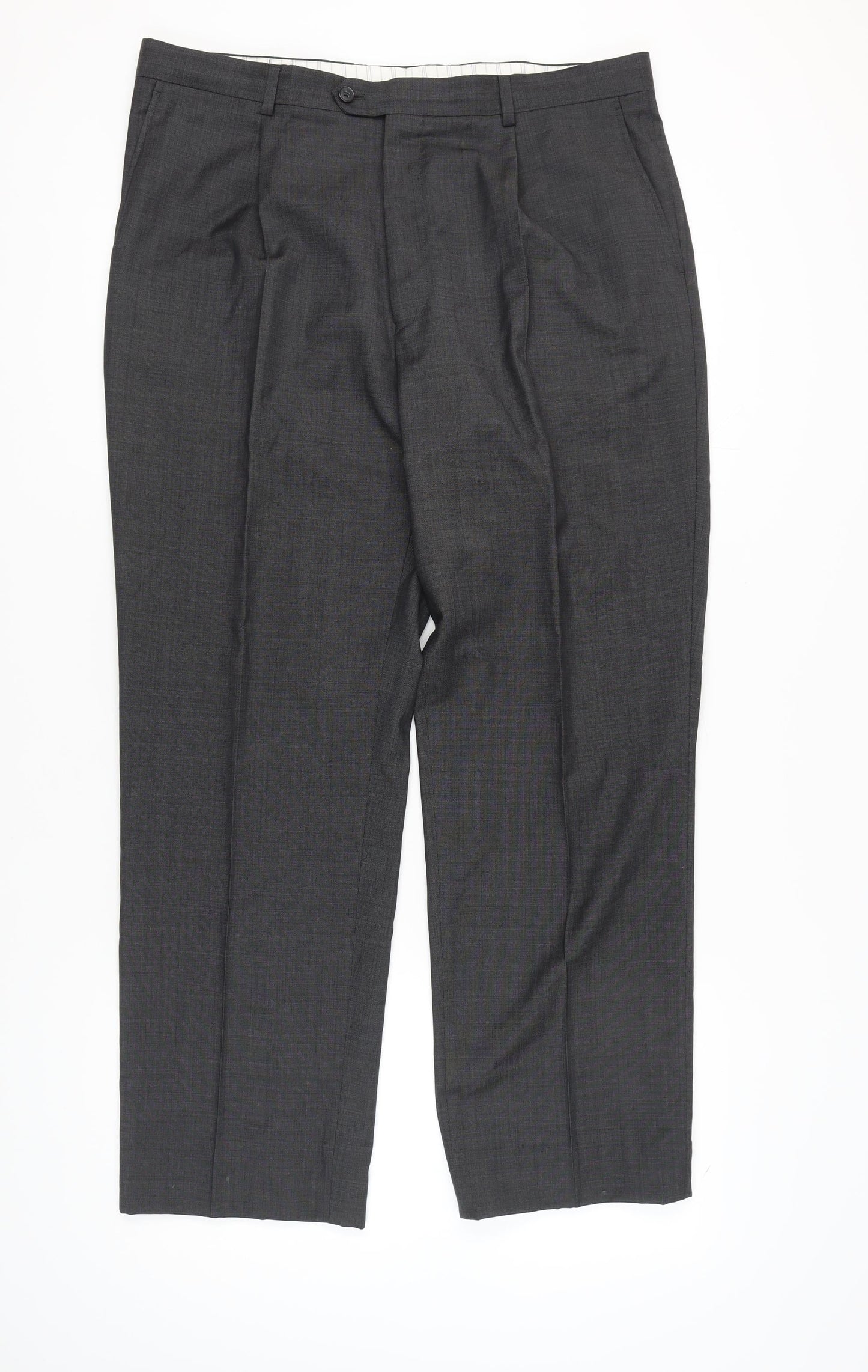 Marks and Spencer Men Black Dress Pants 38