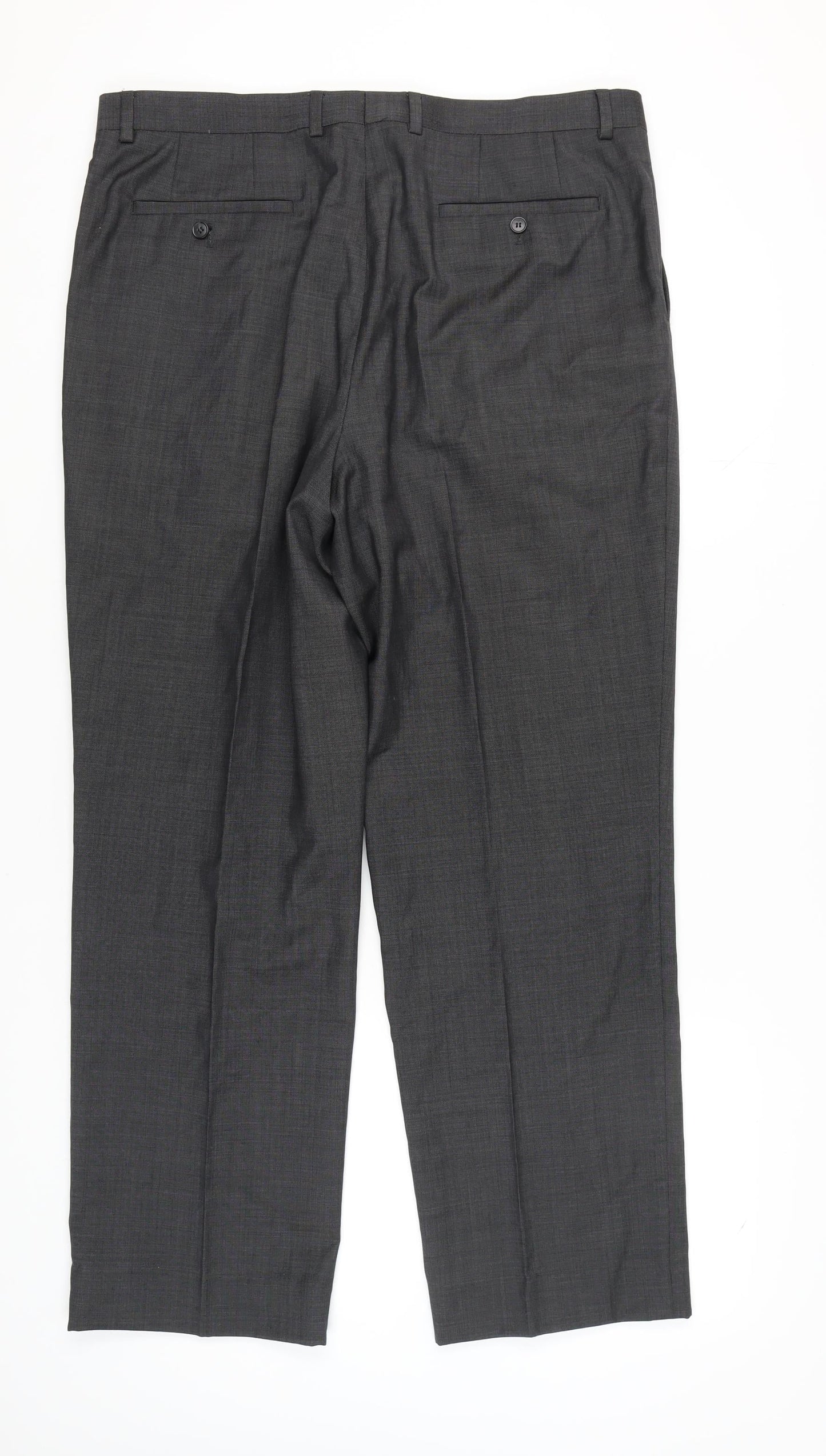 Marks and Spencer Men Black Dress Pants 38