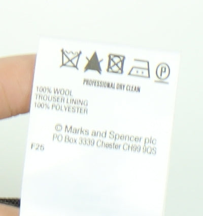 Marks and Spencer Men Black Dress Pants 38