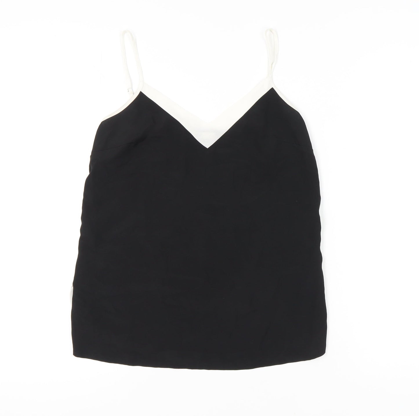 Womens UK Size M Oasis Black Camisole Tank