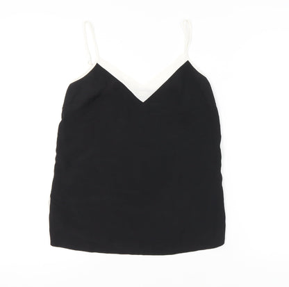 Womens UK Size M Oasis Black Camisole Tank
