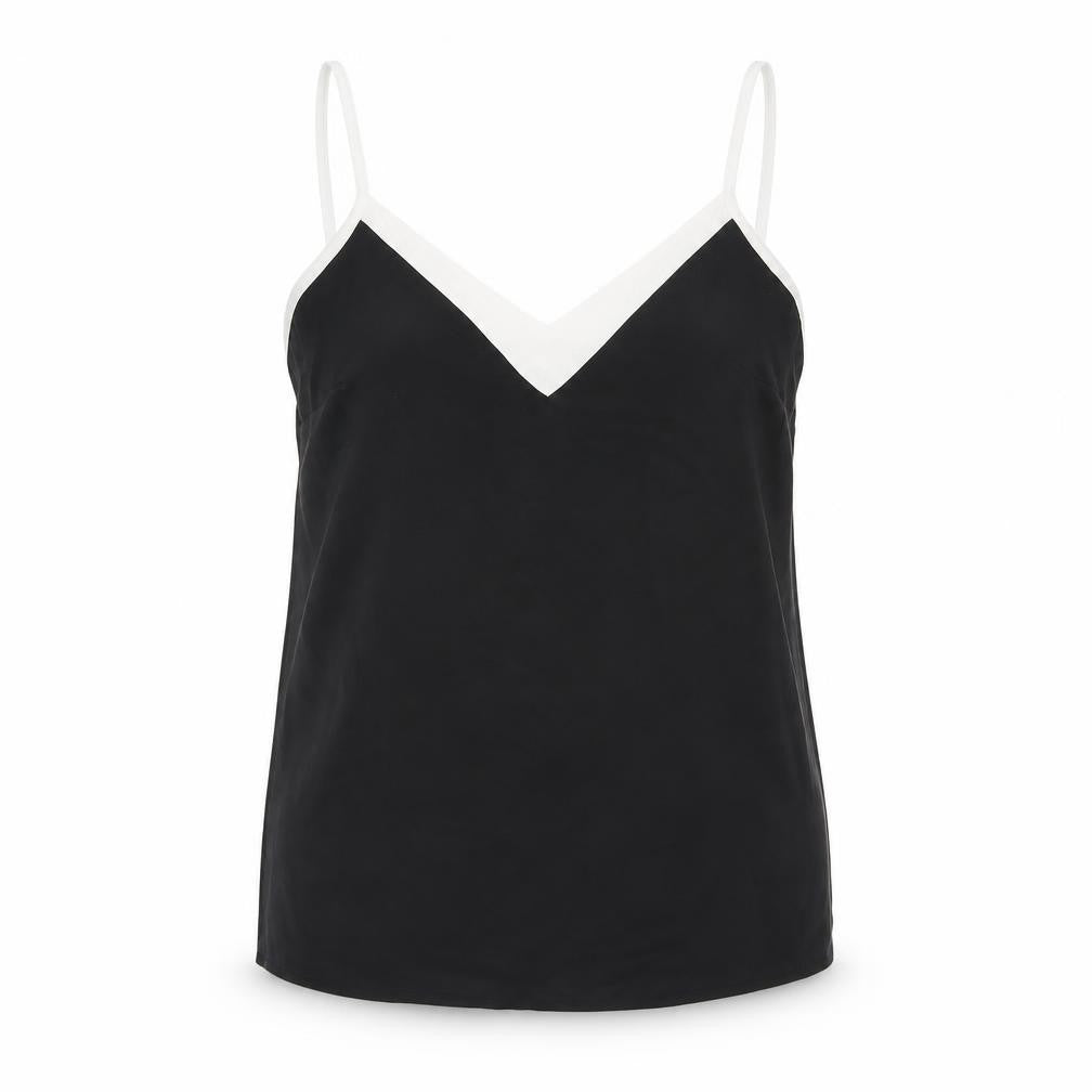 Womens UK Size M Oasis Black Camisole Tank