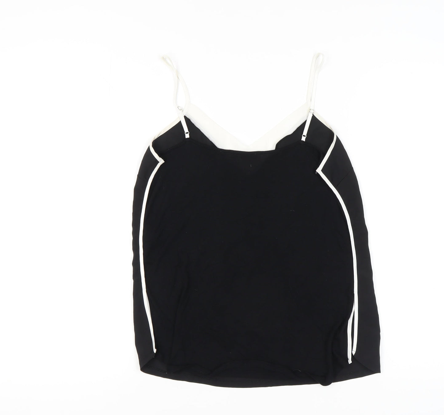 Womens UK Size M Oasis Black Camisole Tank