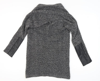 Womens UK Size M New Look Grey Pullover Jumper