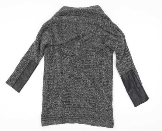 Womens UK Size M New Look Grey Pullover Jumper