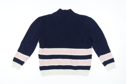 Womens UK Size M Marks and Spencer Blue Pullover Jumper