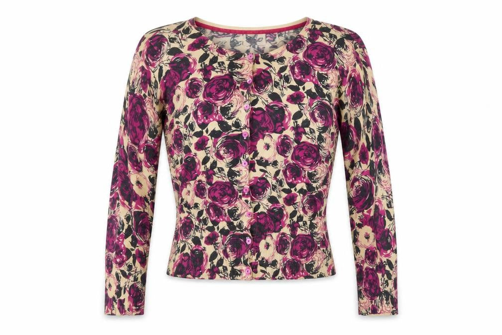 Womens UK Size 8 Kaliko Multicoloured Cardigan Jumper