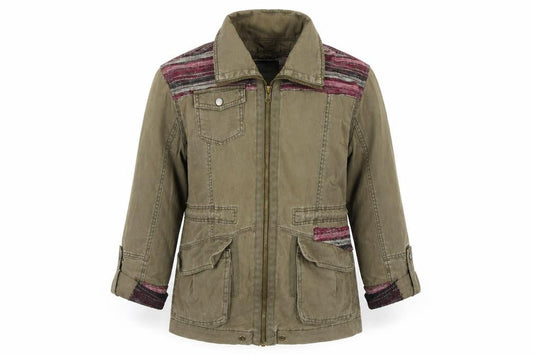 River Island Women's Military Jacket, Brown, Size 10, Casual Style