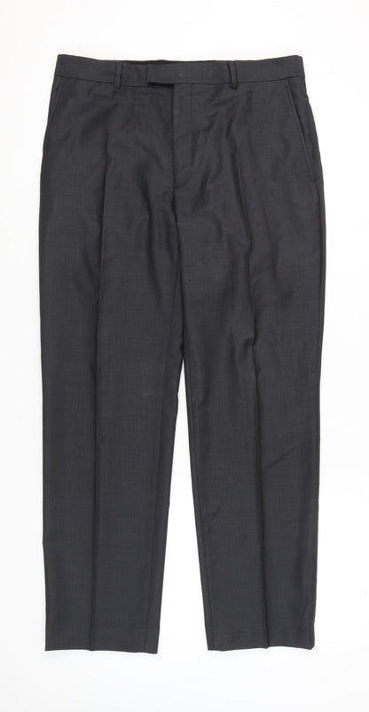 Paul Costelloe Men's Black Dress Pants 36 Regular