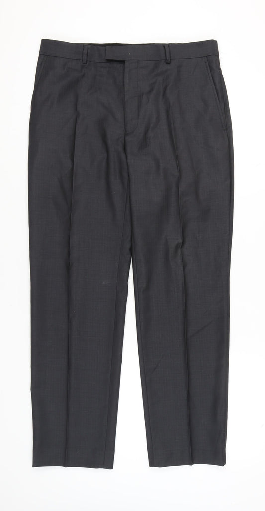 Paul Costelloe Men's Black Dress Pants 36 Regular