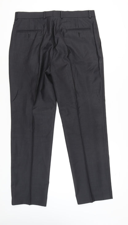 Paul Costelloe Men's Black Dress Pants 36 Regular