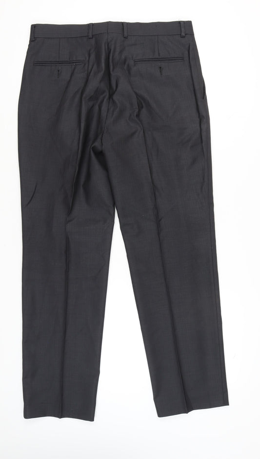 Paul Costelloe Men's Black Dress Pants 36 Regular