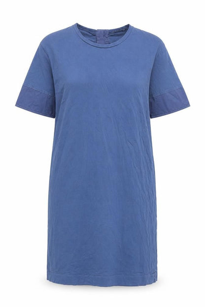 Zara Women's Blue M T-Shirt Dress in Cotton