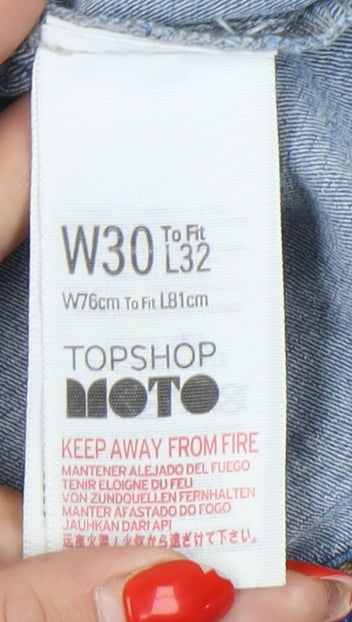 Topshop Women Blue Skinny Jeans Size 12