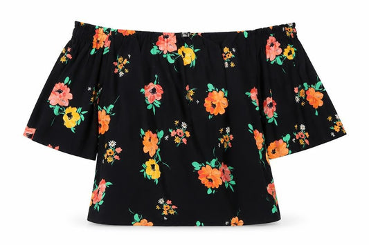 Womens UK Size 30 New Look Black Basic Blouse