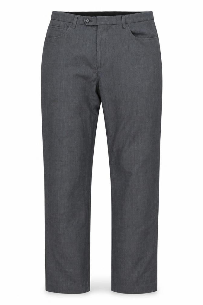 Mens UK Size 34L NEXT Regular Fit Business Grey Trousers