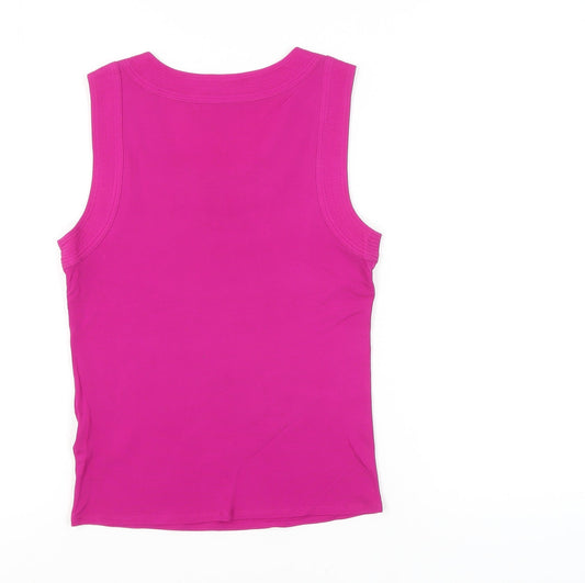 Jaeger Women's Pink Silk Tank Top S New