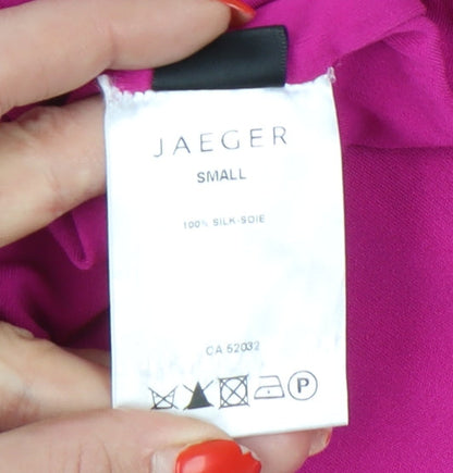 Jaeger Women's Pink Silk Tank Top S New