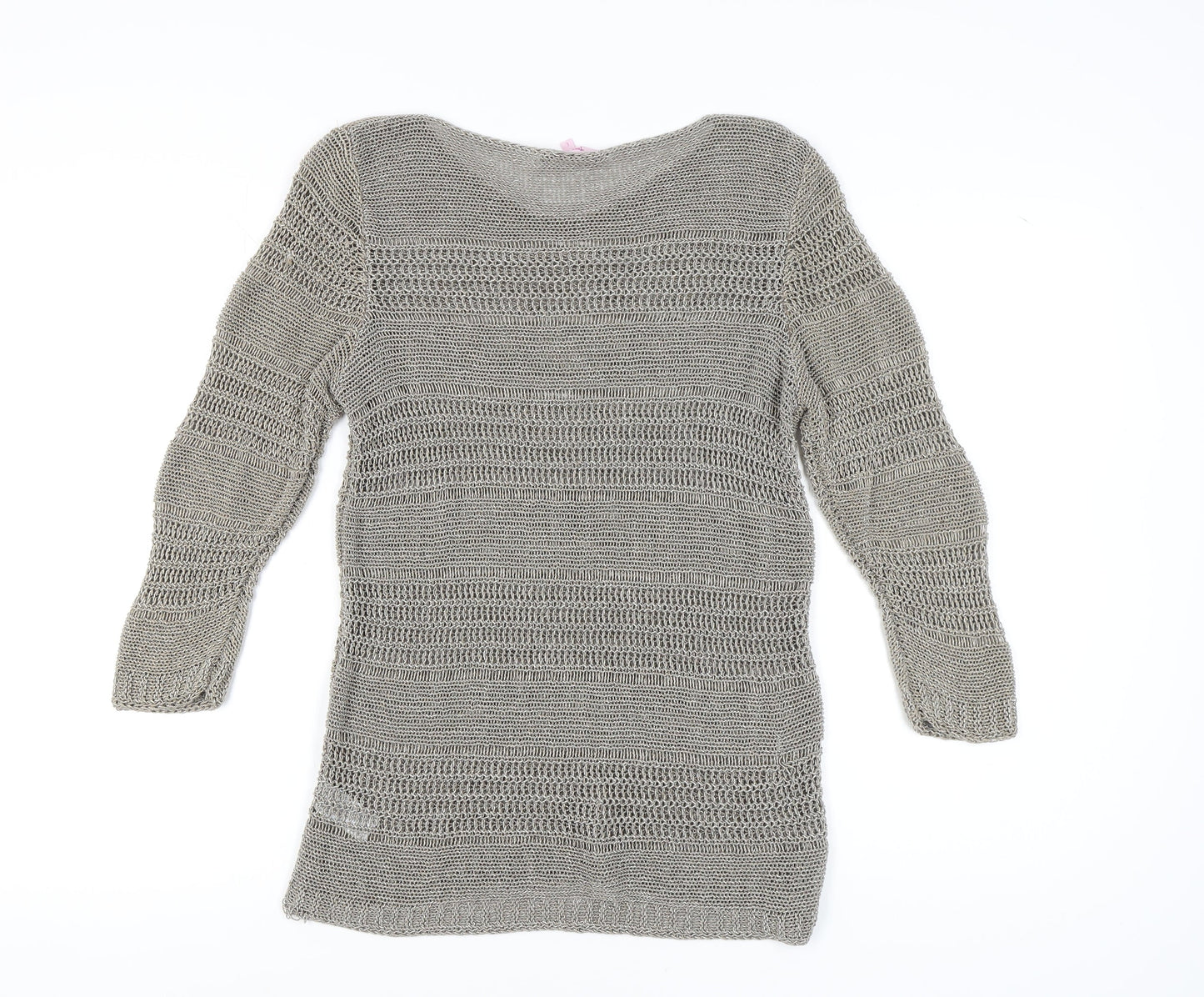 Womens UK Size L Marks and Spencer Grey Pullover Jumper