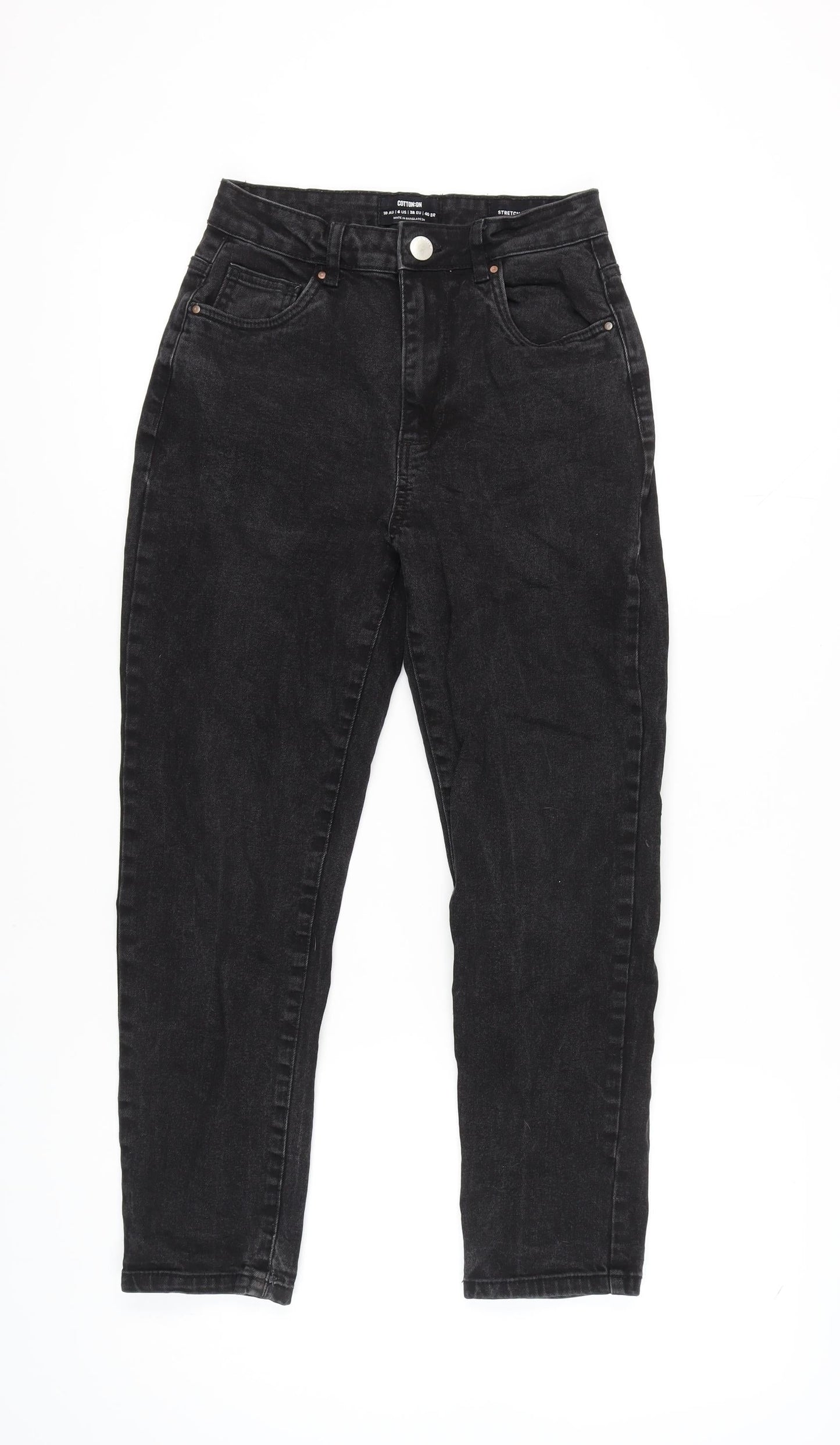 Cotton On Women's Black Straight Jeans Size 10