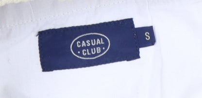 Casual Club Men's Beige Cargo Shorts S Elastic Waist