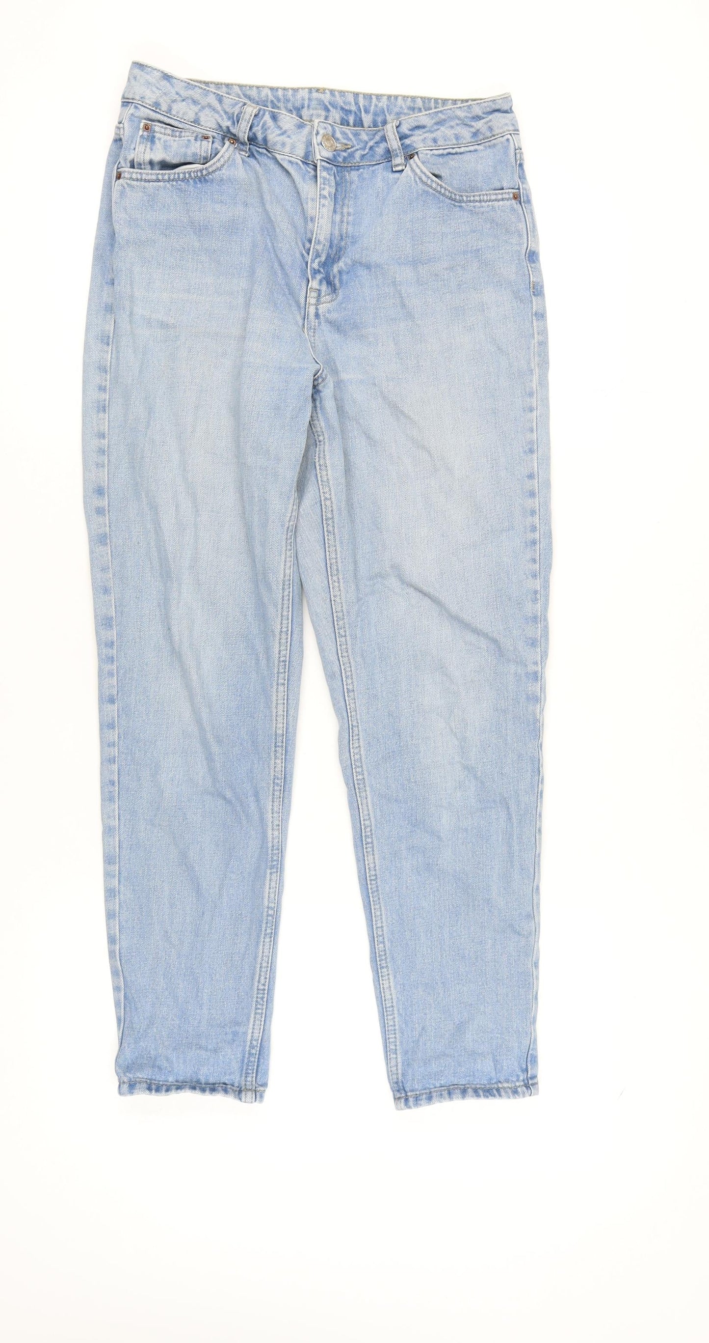 Topshop Women’s Blue Straight Jeans Size 10